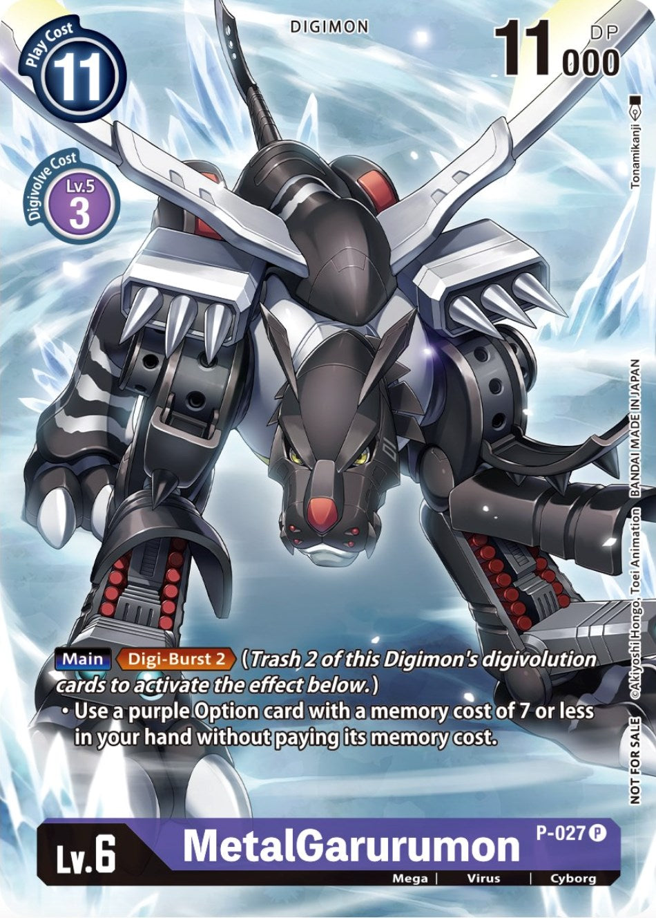 MetalGarurumon [P-027] (Winner Pack Across Time) [Promotional Cards] | Total Play