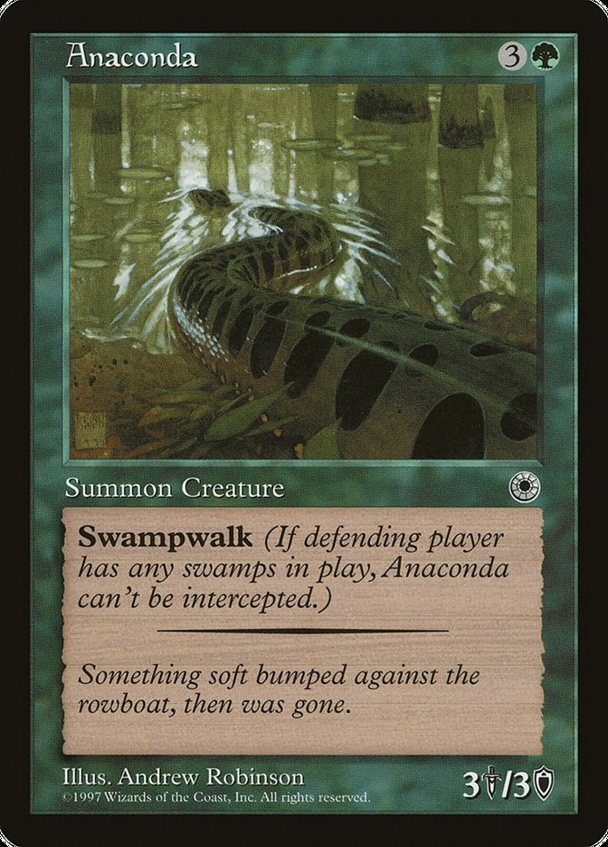 Anaconda (With Flavor Text) [Portal] | Total Play