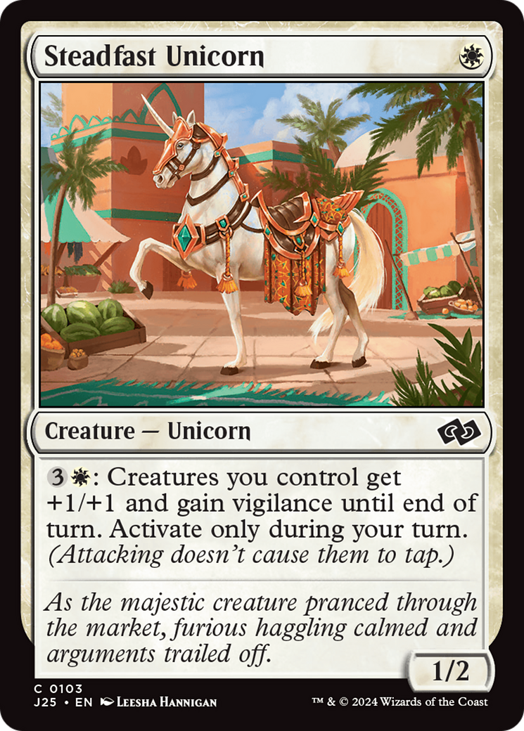 Steadfast Unicorn [Foundations Jumpstart] | Total Play