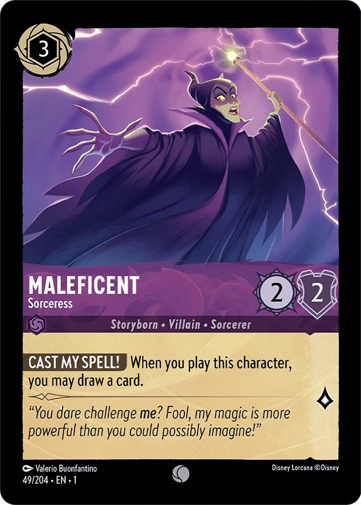 Maleficent - Sorceress (49/204) [The First Chapter] | Total Play