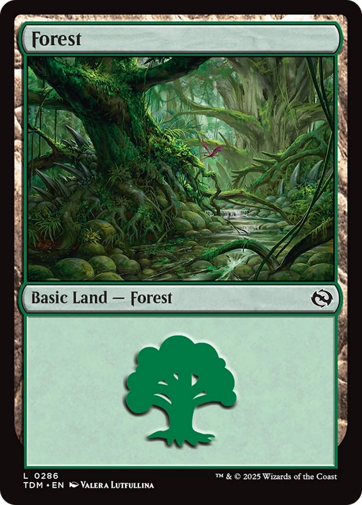 Forest (0286) [Tarkir: Dragonstorm] | Total Play