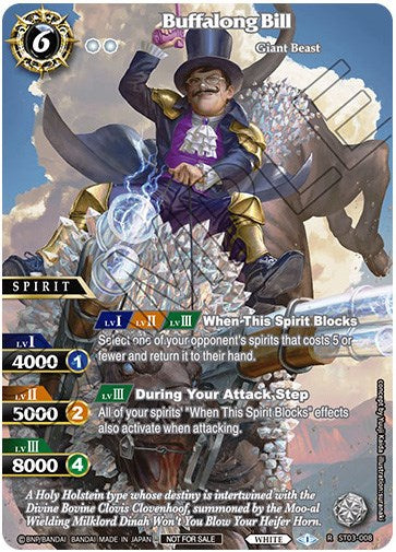 Buffalong Bill (June Influencer Collaboration) (ST03-008) [Battle Spirits Saga Promo Cards] | Total Play