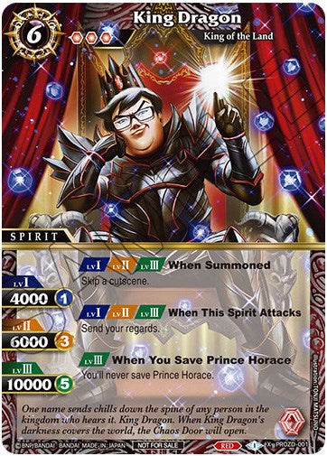 King Dragon (July Influencer Collaboration) (PROZD-001) [Battle Spirits Saga Promo Cards] | Total Play