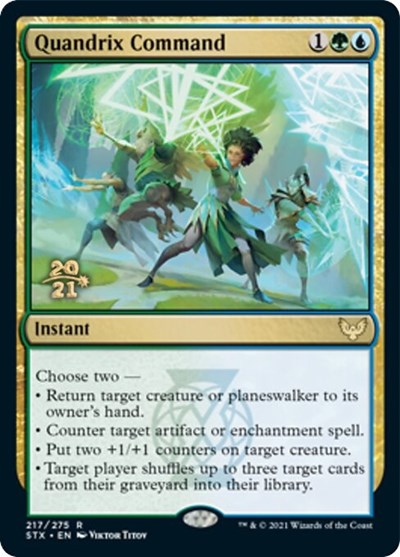 Quandrix Command [Strixhaven: School of Mages Prerelease Promos] | Total Play