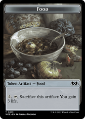 Rat // Food (0013) Double-Sided Token [Wilds of Eldraine Tokens] | Total Play