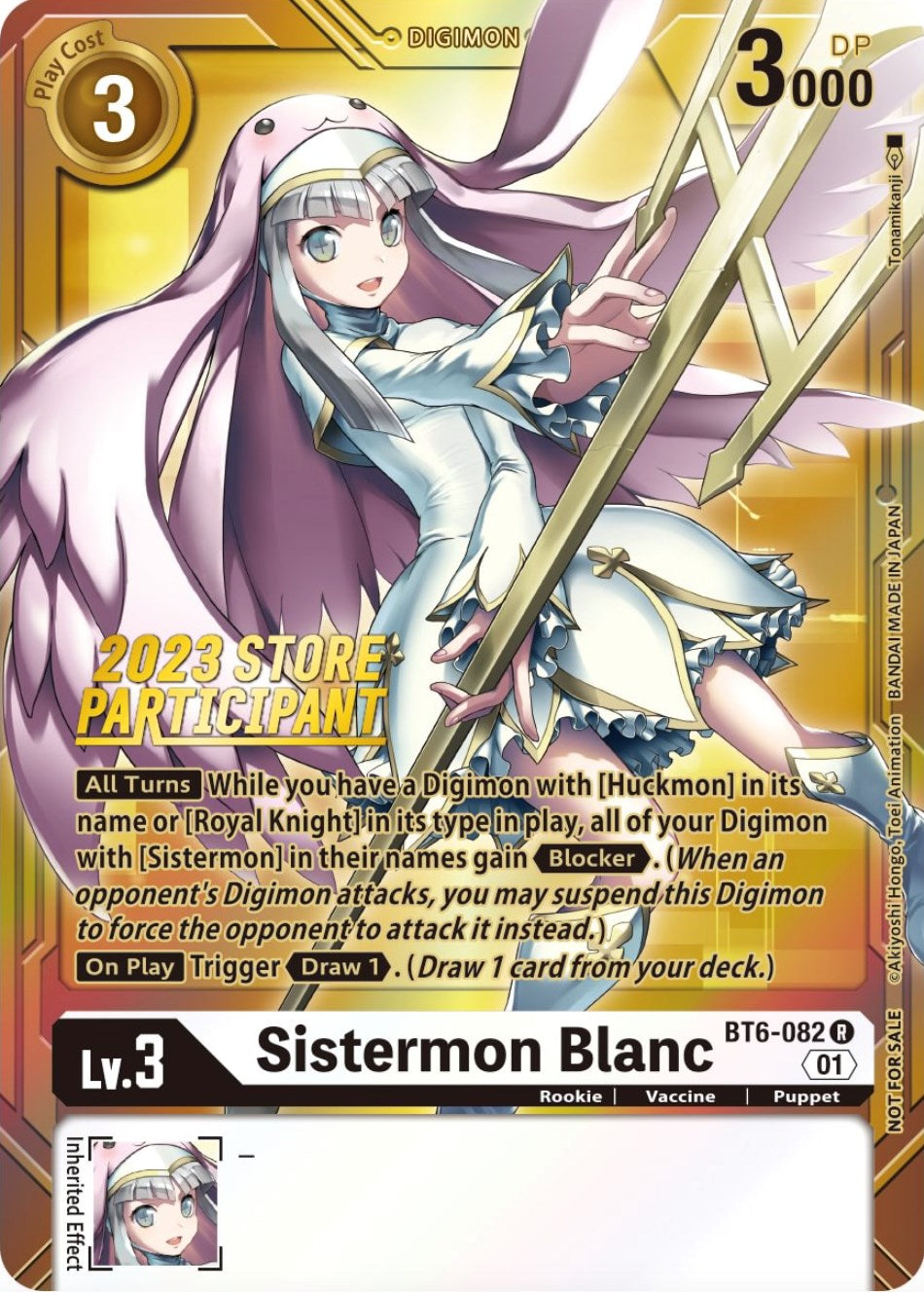 Sistermon Blanc [BT6-082] (2023 Store Participant) [Double Diamond Promos] | Total Play