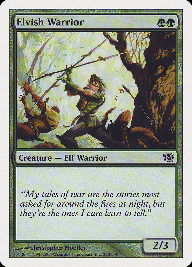Elvish Warrior [Ninth Edition] | Total Play