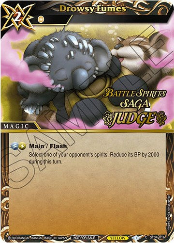 Drowsy Fumes (Judge Pack Vol. 1) (ST04-016) [Battle Spirits Saga Promo Cards] | Total Play