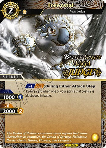 Freezstal (Judge Pack Vol. 1) (ST04-011) [Battle Spirits Saga Promo Cards] | Total Play