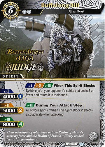 Buffalong Bill (Judge Pack Vol. 1) (ST03-008) [Battle Spirits Saga Promo Cards] | Total Play