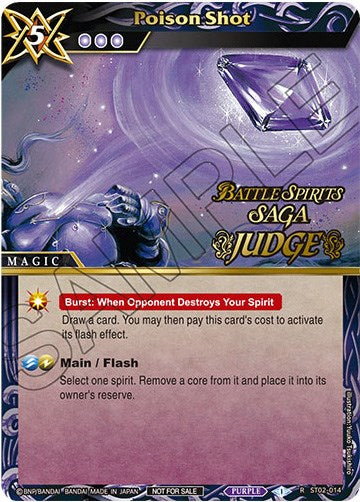 Poison Shot (Judge Pack Vol. 1) (ST02-014) [Battle Spirits Saga Promo Cards] | Total Play