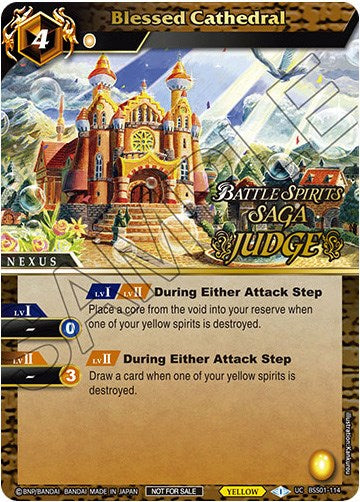 Blessed Cathedral (Judge Pack Vol. 1) (BSS01-114) [Battle Spirits Saga Promo Cards] | Total Play