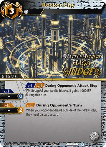 Rocket City (Judge Pack Vol. 1) (BSS01-111) [Battle Spirits Saga Promo Cards] | Total Play