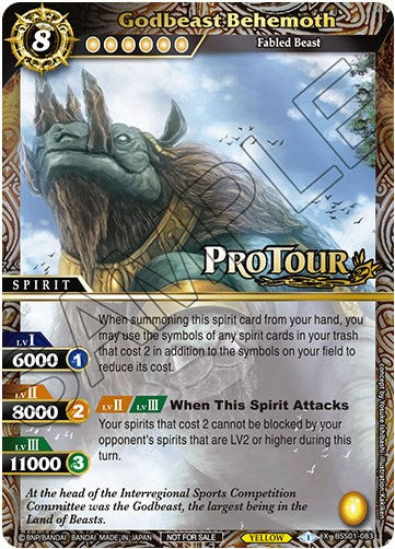Godbeast Behemoth (X Rare Special Pack Vol. 1) (BSS01-083) [Battle Spirits Saga Promo Cards] | Total Play