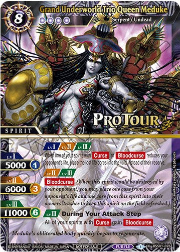 Grand Underworld Trio Queen Meduke (X Rare Special Pack Vol. 1) (BSS01-026) [Battle Spirits Saga Promo Cards] | Total Play