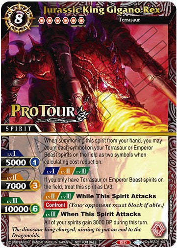 Jurassic King Gigano Rex (X Rare Special Pack Vol. 1) (BSS01-007) [Battle Spirits Saga Promo Cards] | Total Play