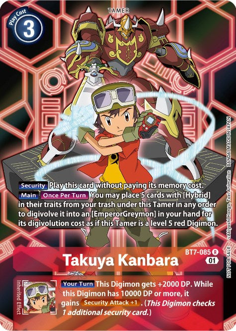 Takuya Kanbara [BT7-085] (D-Scanner Alternate Art) [Next Adventure Promos] | Total Play