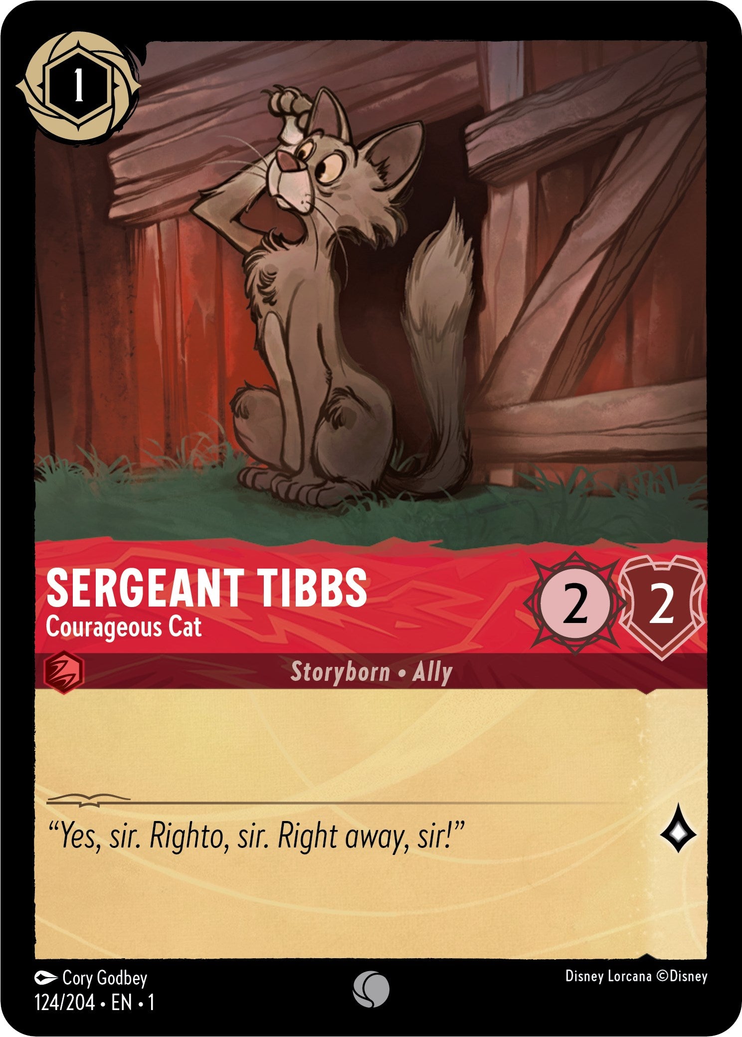 Sergeant Tibbs - Courageous Cat (124/204) [The First Chapter] | Total Play