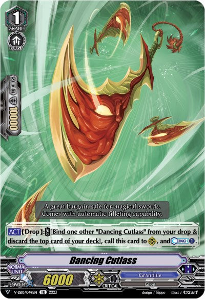 Dancing Cutlass (Foil) (V-SS10/049EN) [Premium Battle Deckset 2023] | Total Play