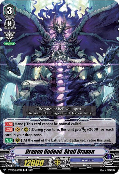 Dragon Undead, Skull Dragon (Foil) (V-SS10/040EN) [Premium Battle Deckset 2023] | Total Play