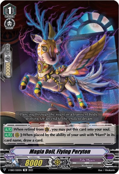 Magia Doll, Flying Peryton (Foil) (V-SS10/020EN) [Premium Battle Deckset 2023] | Total Play