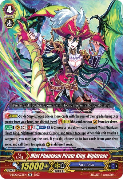 Mist Phantasm Pirate King, Nightrose (Foil) (V-SS10/033EN) [Premium Battle Deckset 2023] | Total Play