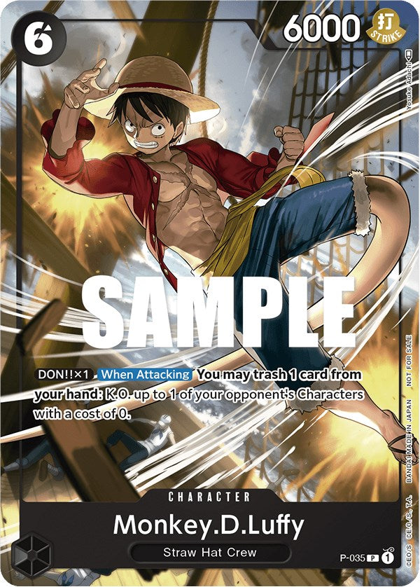 Monkey.D.Luffy (Pirates Party Vol. 3) [One Piece Promotion Cards] | Total Play