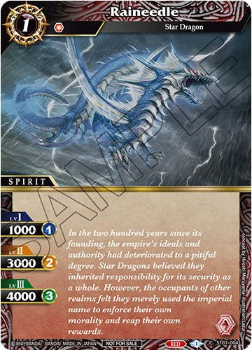 Raineedle (Championship Pack 2023 Vol. 1) (ST01-004) [Battle Spirits Saga Promo Cards] | Total Play