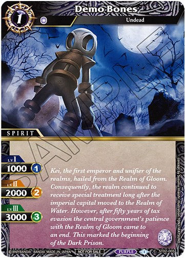 Demo Bones (Championship Pack 2023 Vol. 1) (ST01-005) [Battle Spirits Saga Promo Cards] | Total Play
