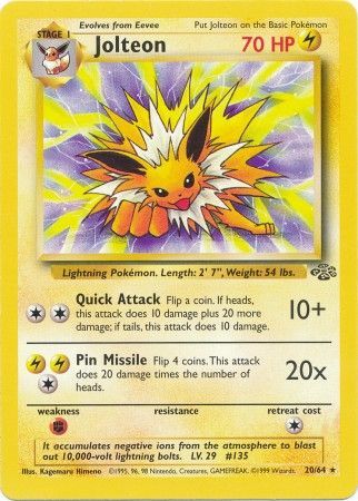Jolteon (20/64) [Jungle Unlimited] | Total Play