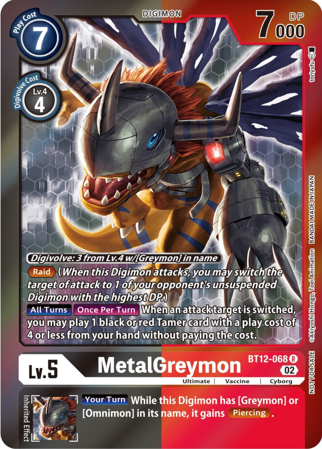 MetalGreymon [BT12-068] (Tamer Party -Special-) [Across Time Promos] | Total Play