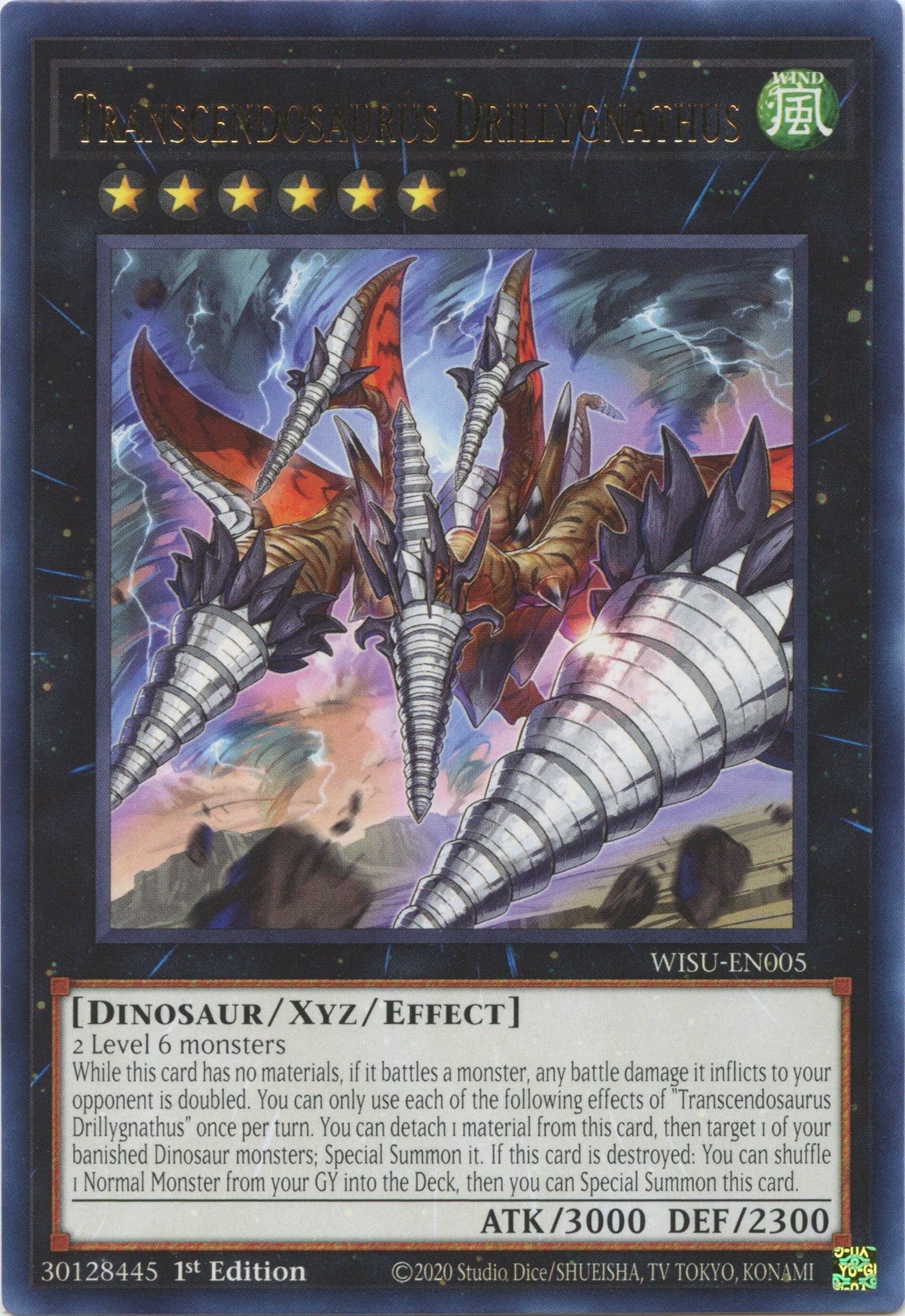 Transcendosaurus Drillygnathus [WISU-EN005] Rare | Total Play