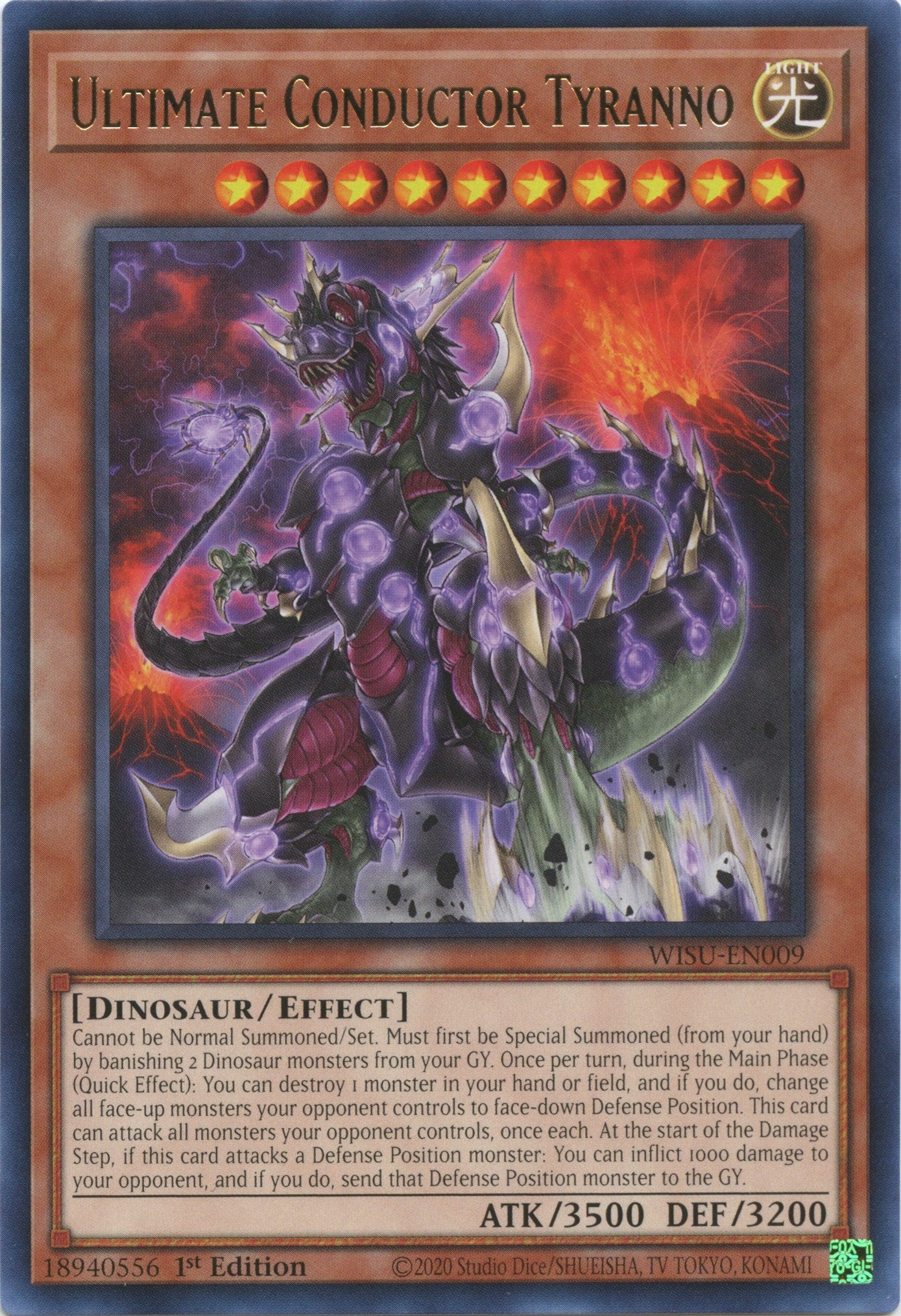 Ultimate Conductor Tyranno [WISU-EN009] Rare | Total Play