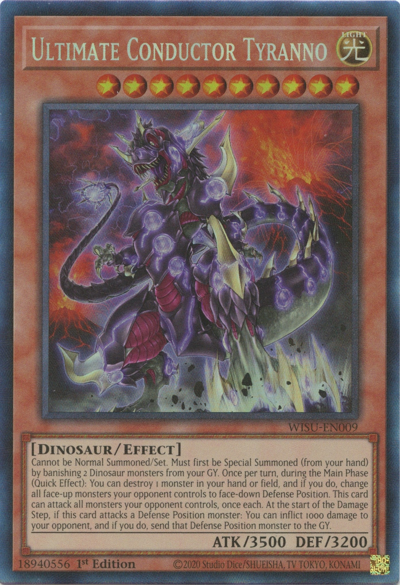 Ultimate Conductor Tyranno [WISU-EN009] Collector's Rare | Total Play