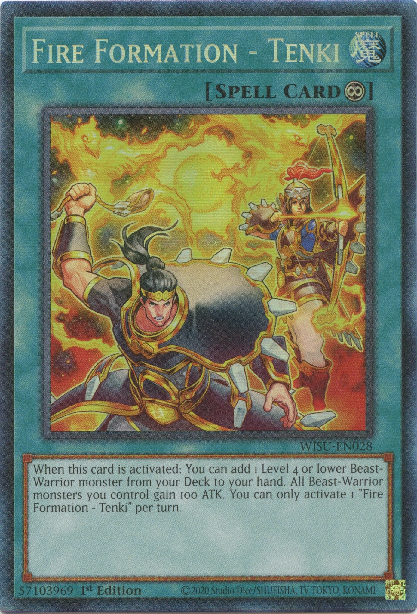Fire Formation - Tenki [WISU-EN028] Collector's Rare | Total Play