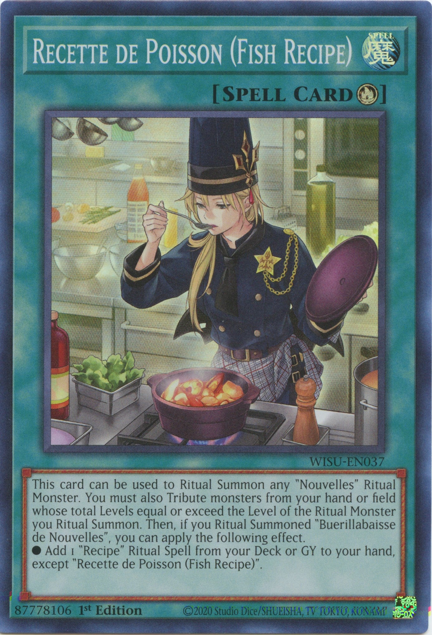 Recette de Poisson (Fish Recipe) [WISU-EN037] Super Rare | Total Play
