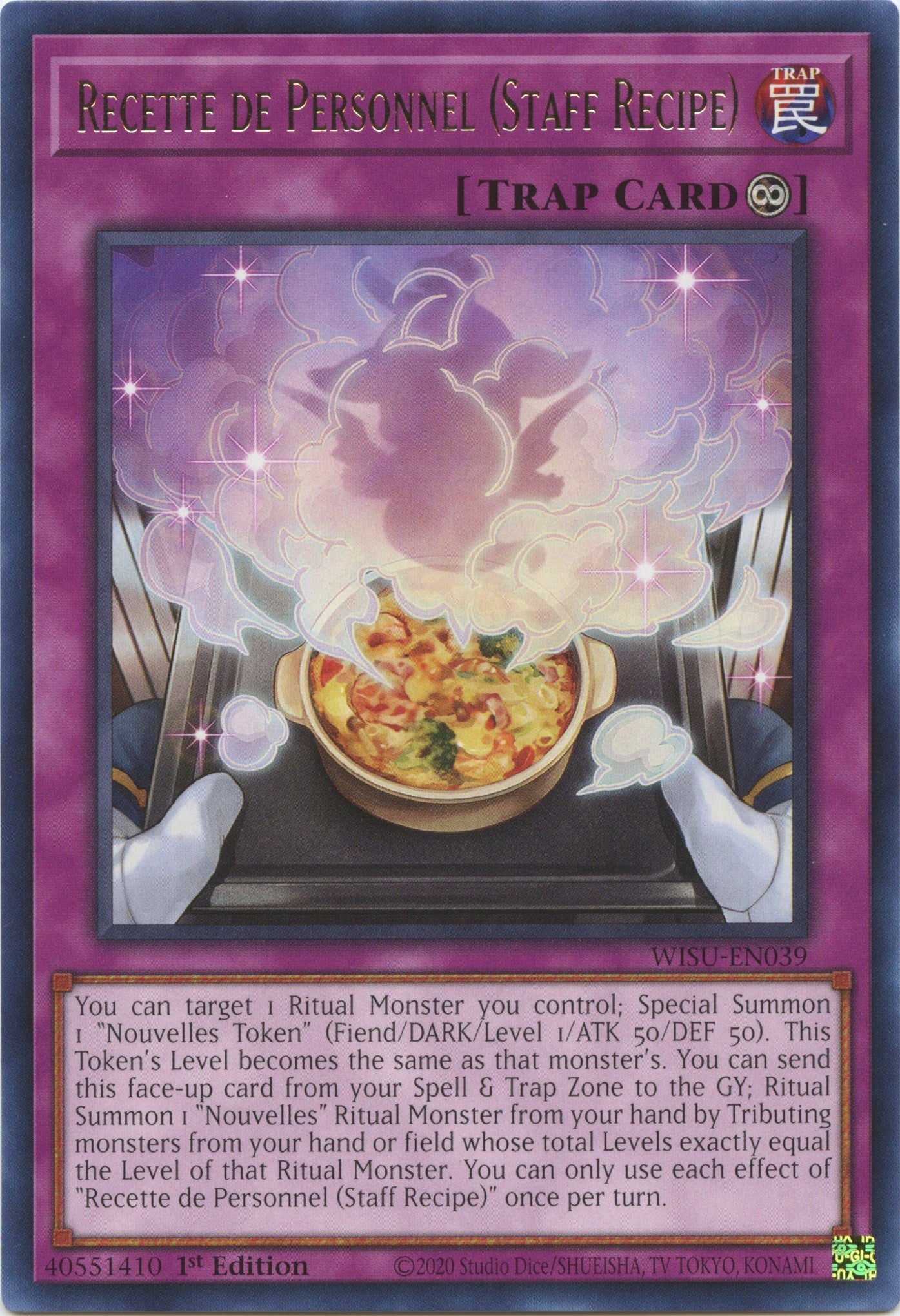 Recette de Personnel (Staff Recipe) [WISU-EN039] Rare | Total Play