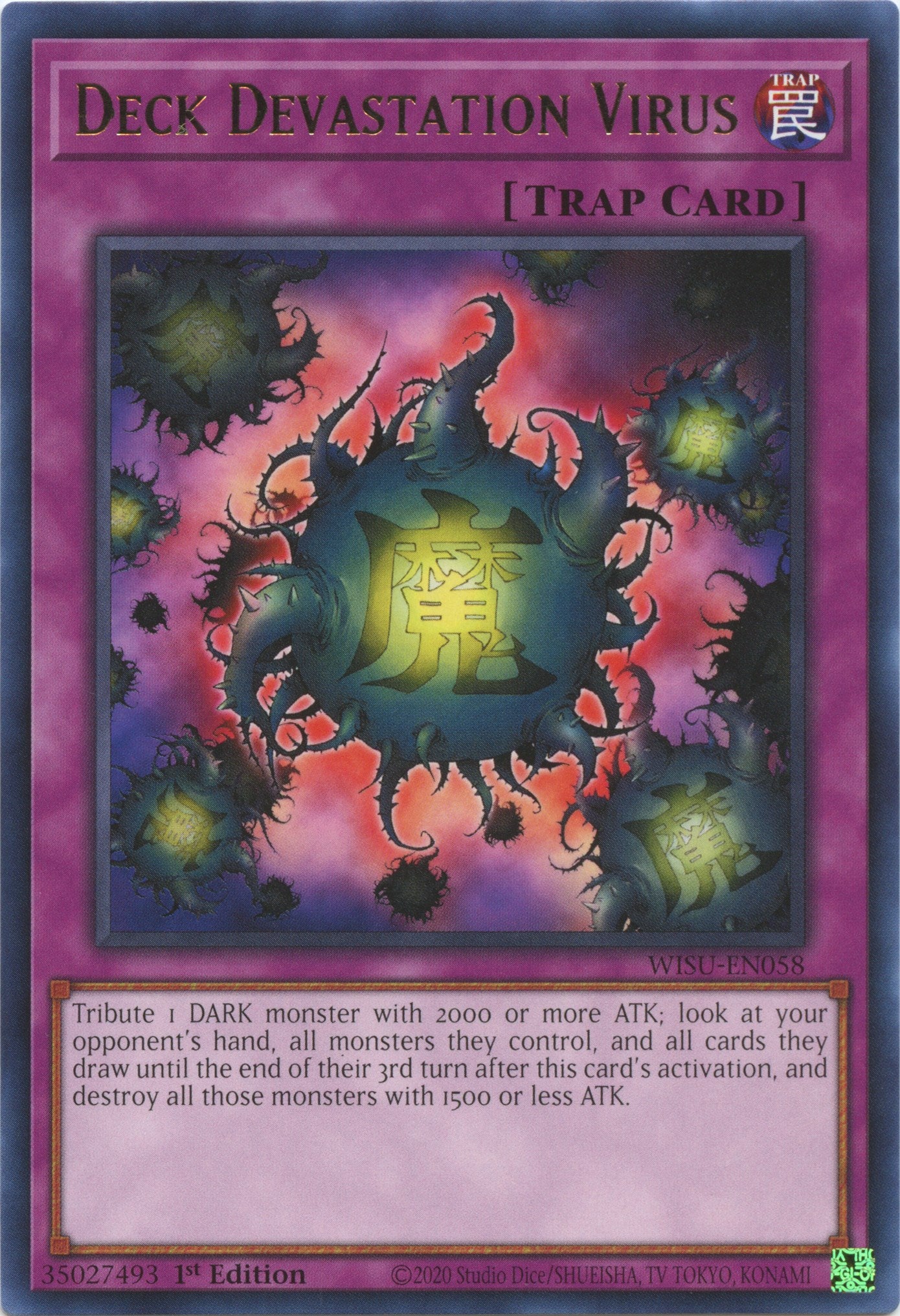 Deck Devastation Virus [WISU-EN058] Rare | Total Play