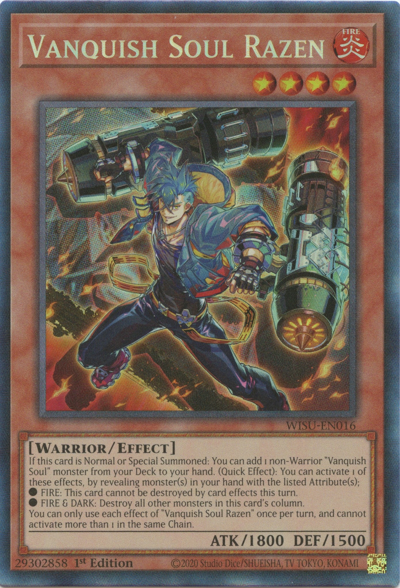 Vanquish Soul Razen [WISU-EN016] Collector's Rare | Total Play