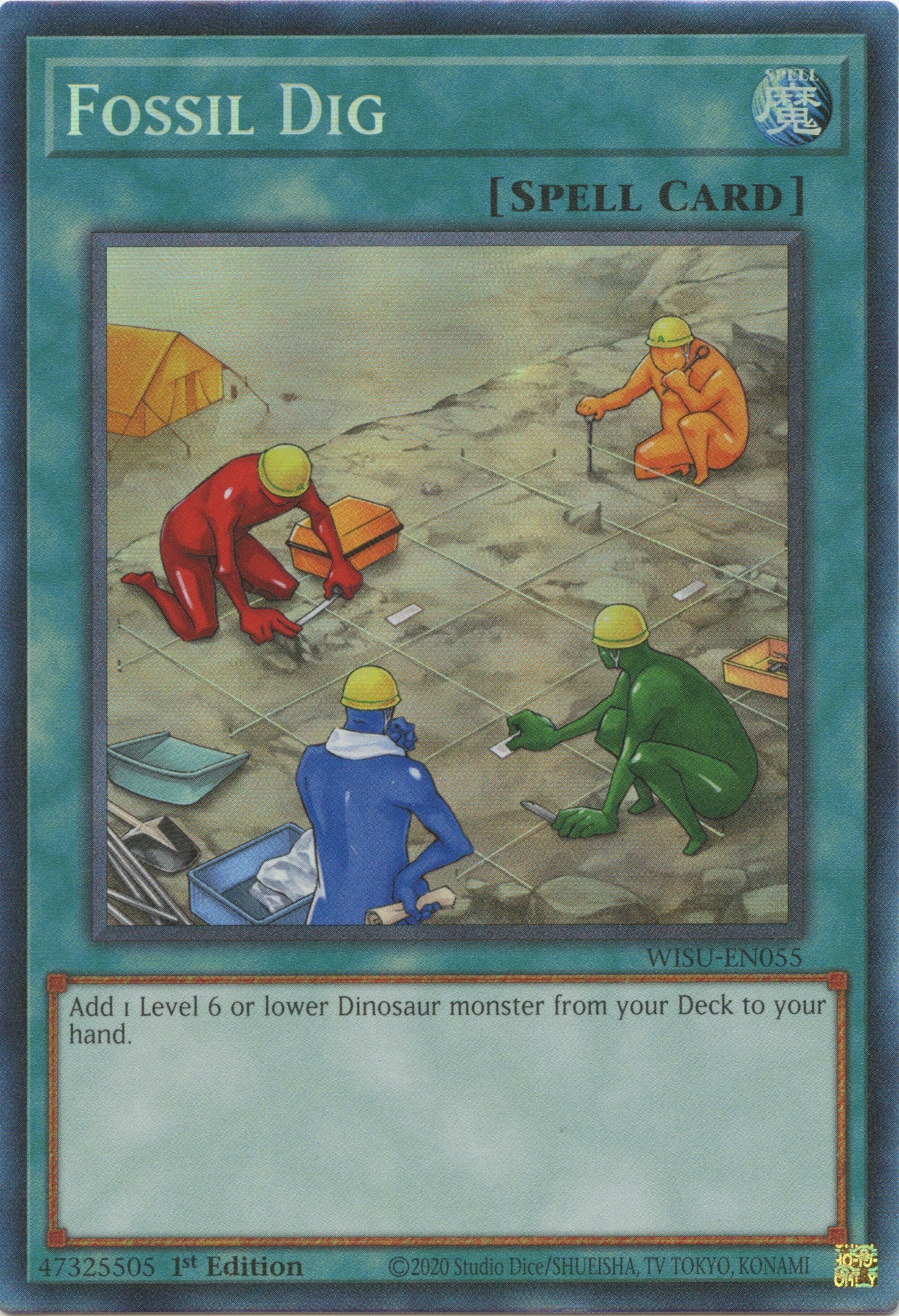 Fossil Dig [WISU-EN055] Collector's Rare | Total Play