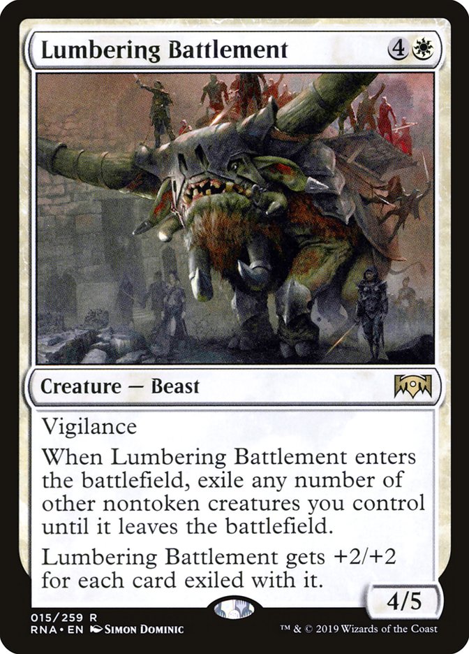 Lumbering Battlement [Ravnica Allegiance] | Total Play