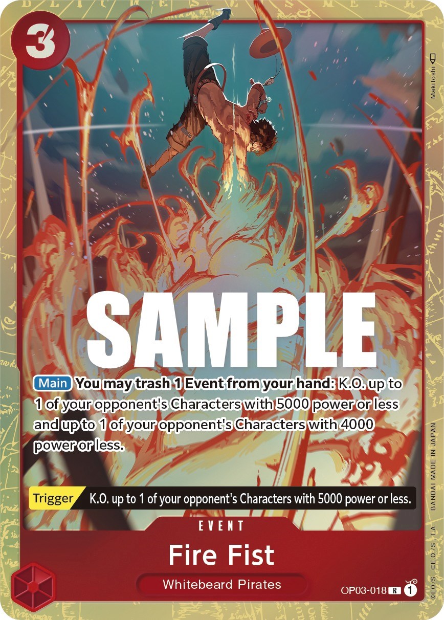 Fire Fist (Alternate Art) [Pillars of Strength] | Total Play