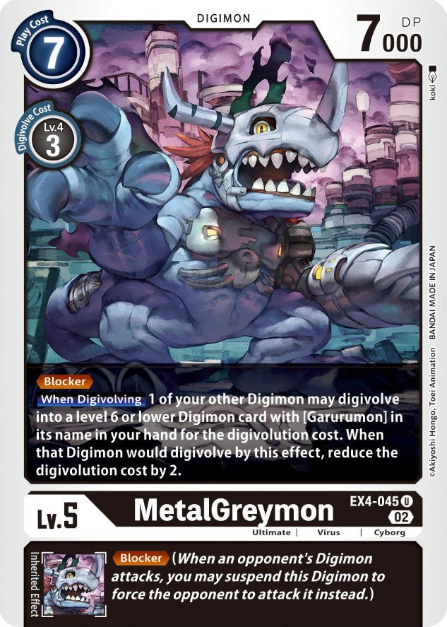 MetalGreymon [EX4-045] [Alternative Being Booster] | Total Play