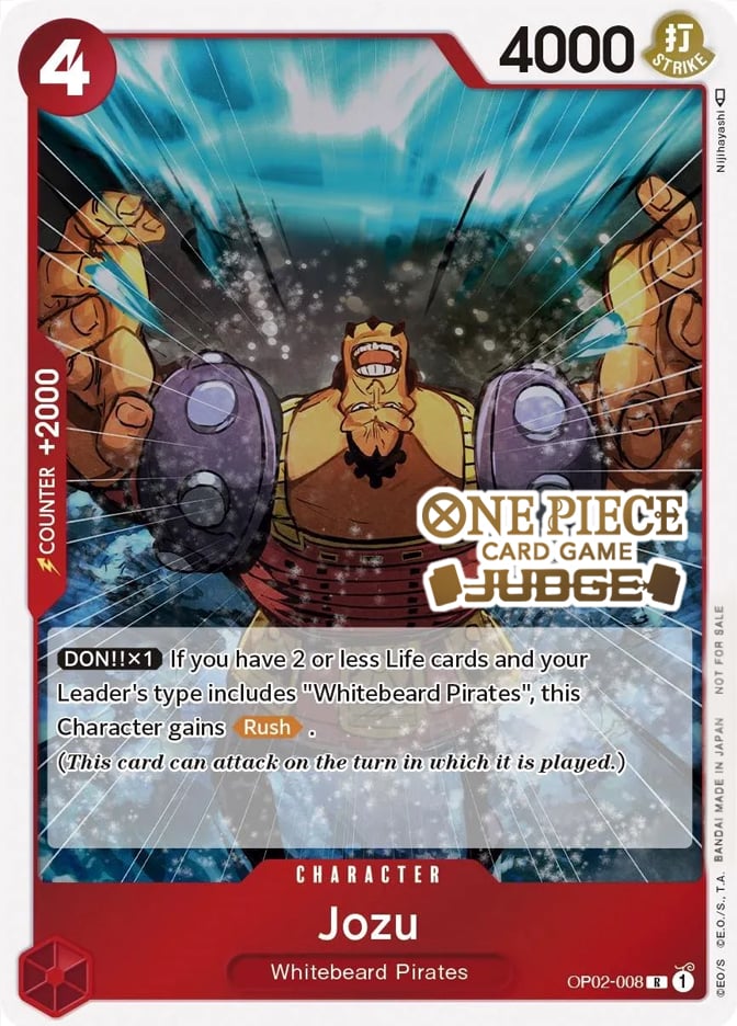 Jozu (Judge) [One Piece Promotion Cards] | Total Play