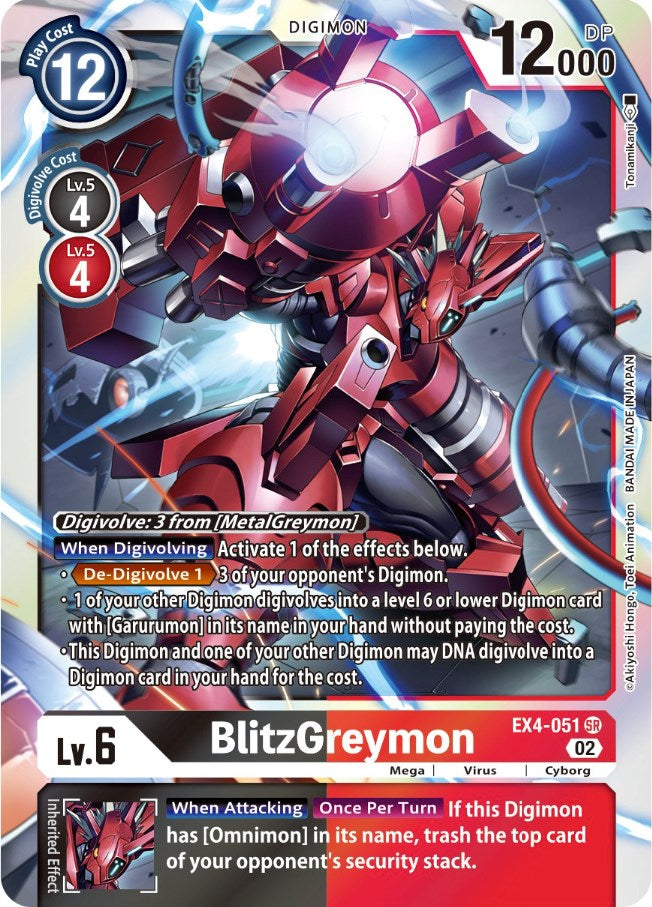 BlitzGreymon [EX4-051] [Alternative Being Booster] | Total Play