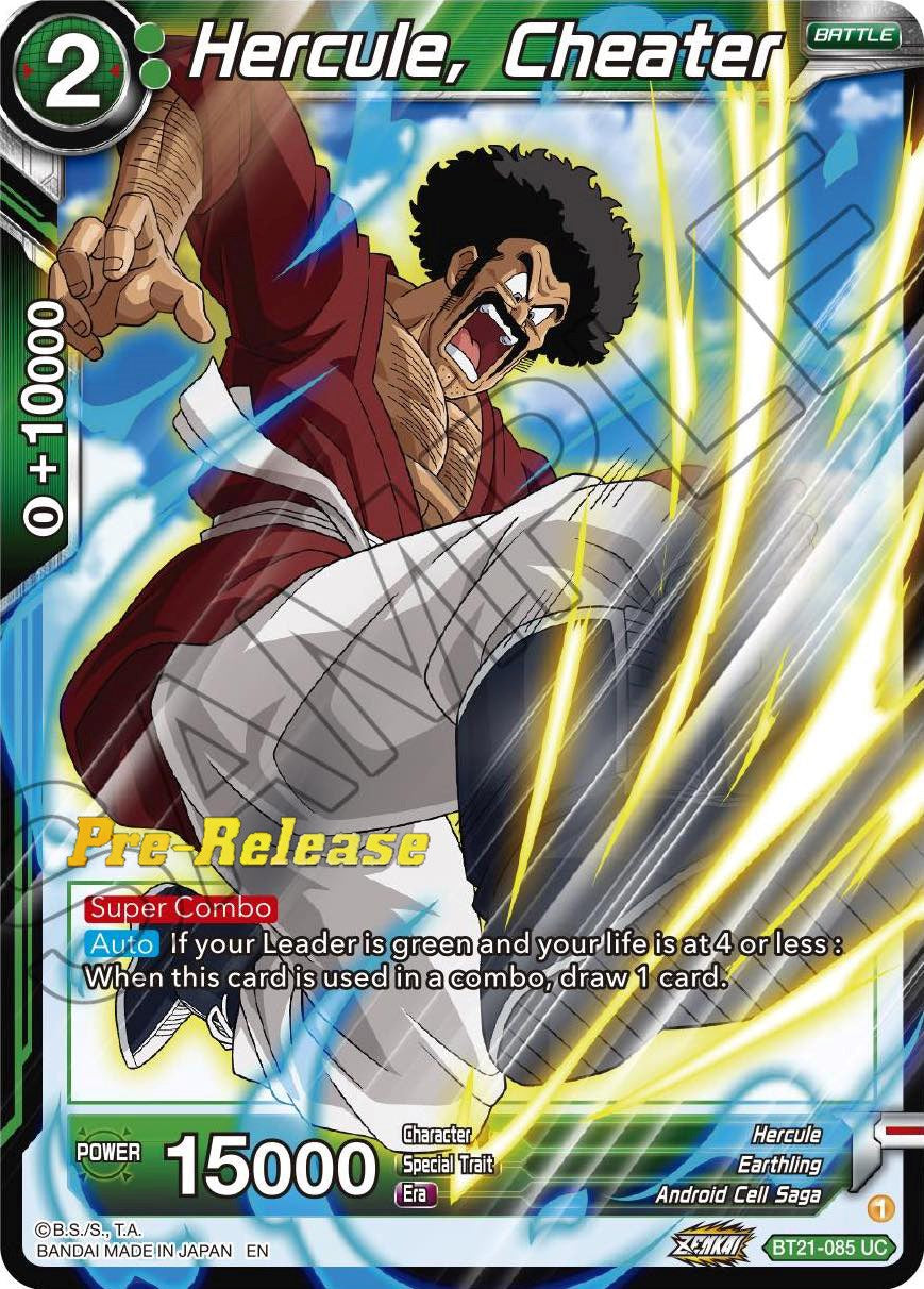 Hercule, Cheater (BT21-085) [Wild Resurgence Pre-Release Cards] | Total Play