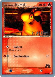 Team Magma's Numel (64/95) (Magma Spirit - Tsuguyoshi Yamato) [World Championships 2004] | Total Play