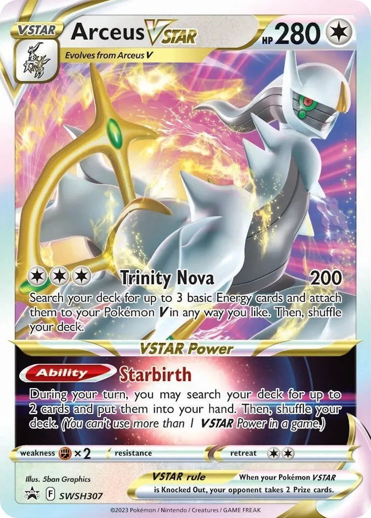 Arceus VSTAR (SWSH307) [Sword & Shield: Black Star Promos] | Total Play