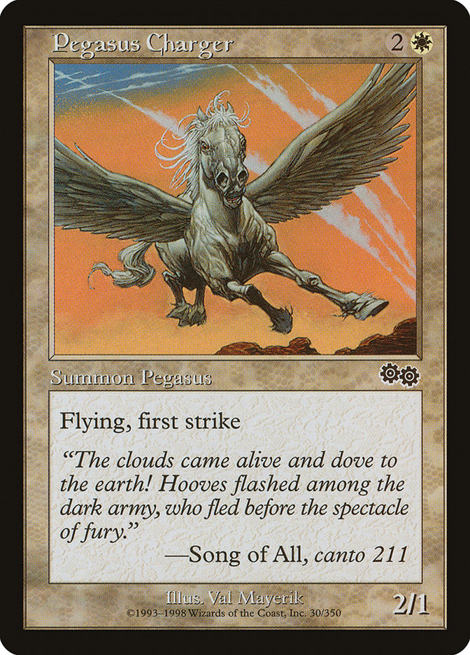 Pegasus Charger [Urza's Saga] | Total Play