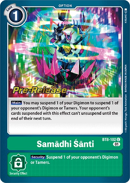 Samadhi Santi [BT8-102] [New Awakening Pre-Release Cards] | Total Play